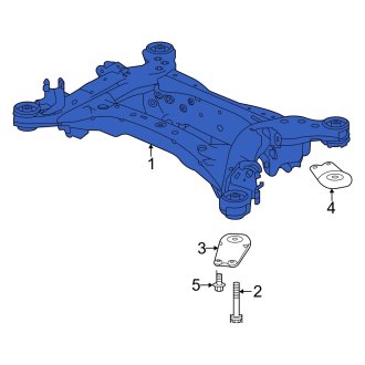 New OEM Genuine Acura, Rear Suspension Subframe Crossmember - Part # 50300TGVA00