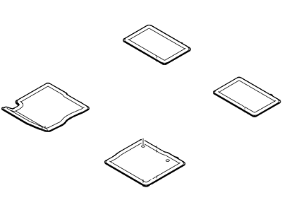 Kit - Contour Carpet Mat - Frt/Rear