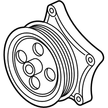 Pulley, Fan And Coolant Pump