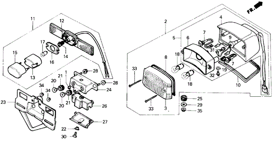Bracket, Number Plate