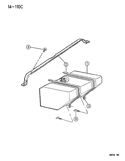 Strap, Fuel Tank