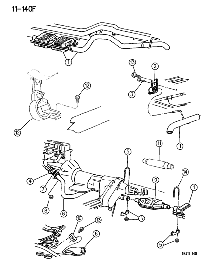Insulator, Muffler Support