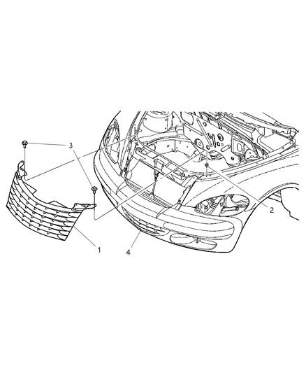 Grille Radiator Primed