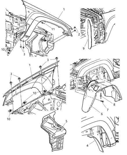 New 2005-2010 Fits Chrysler Grand Cherokee Support-Suspension - Part # 5161877AE