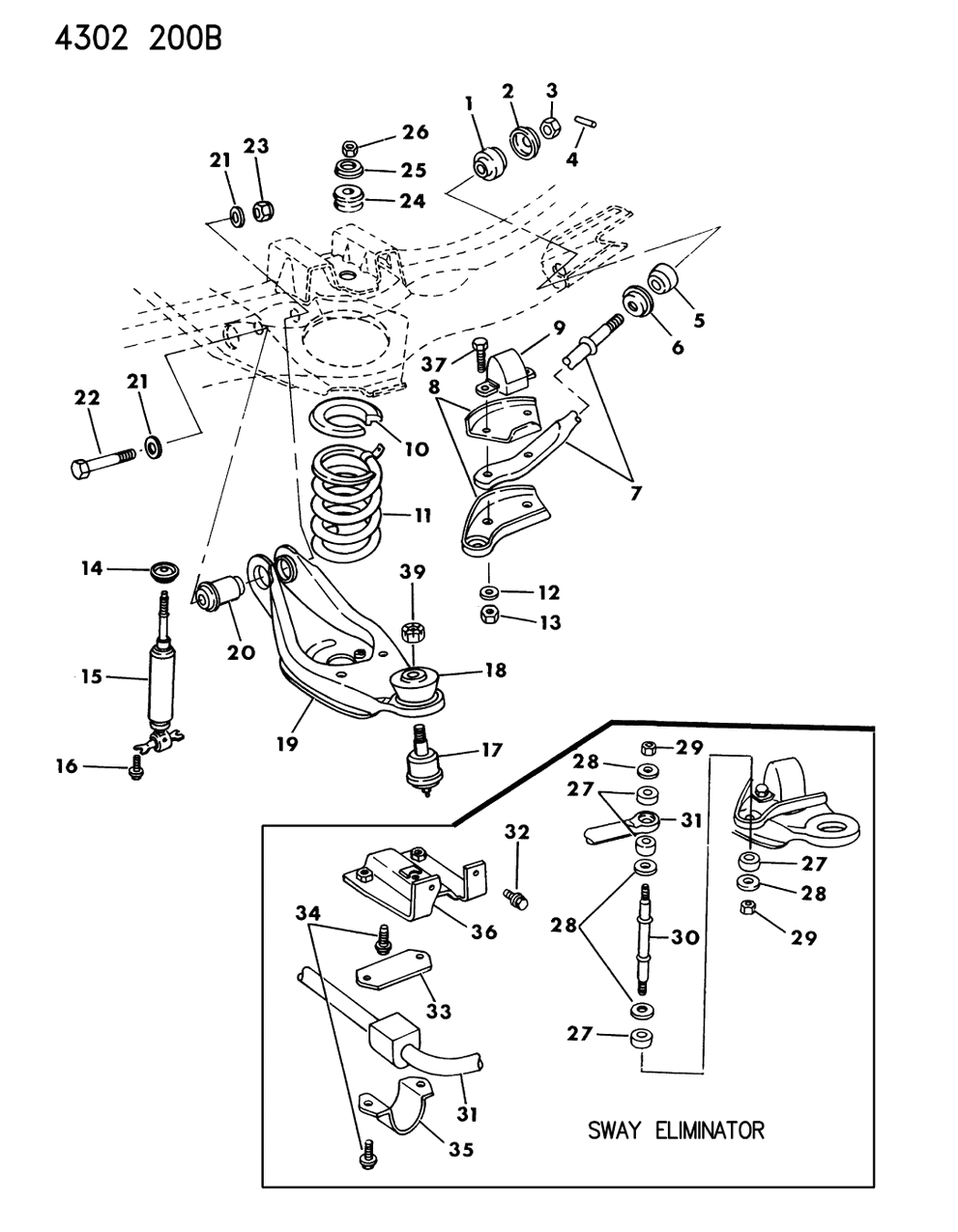Retainer, Strut Rear Bushing