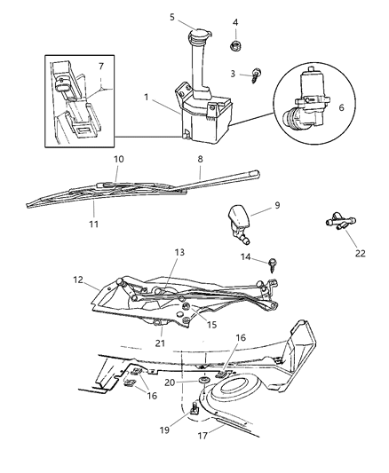Motor Windshield Wiper