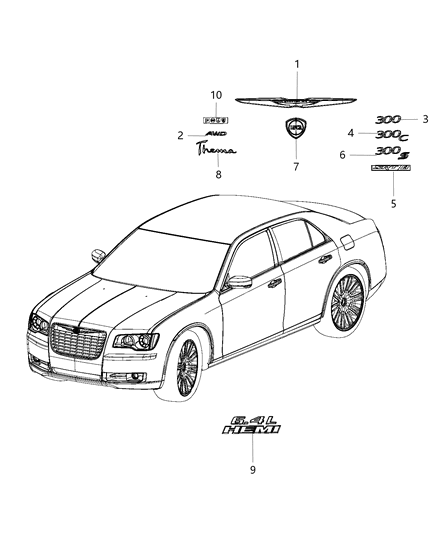 Nameplate Varvatos Decklid