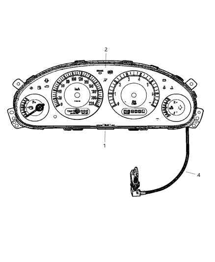 Cluster Instrument Panel