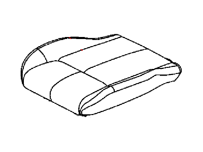 New 2014-2017 Fits Chrysler Grand Cherokee Front Seat Cushion Cover - Part # 5PK42LU5AB