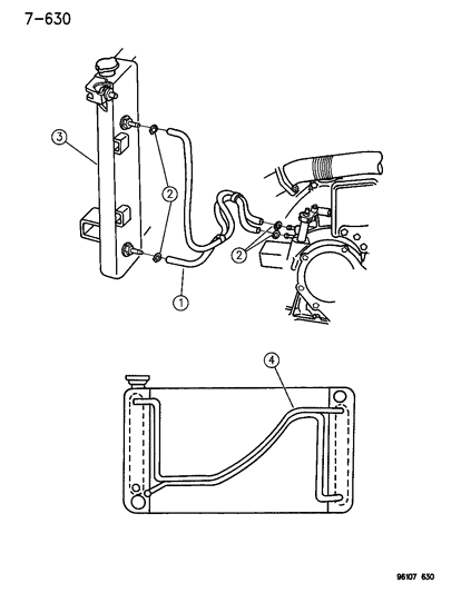 Hose Assembly, Transmission Cooling