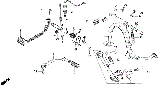 Pedal, Rr. Brake