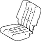 Cover Rear Seat Cushion Left
