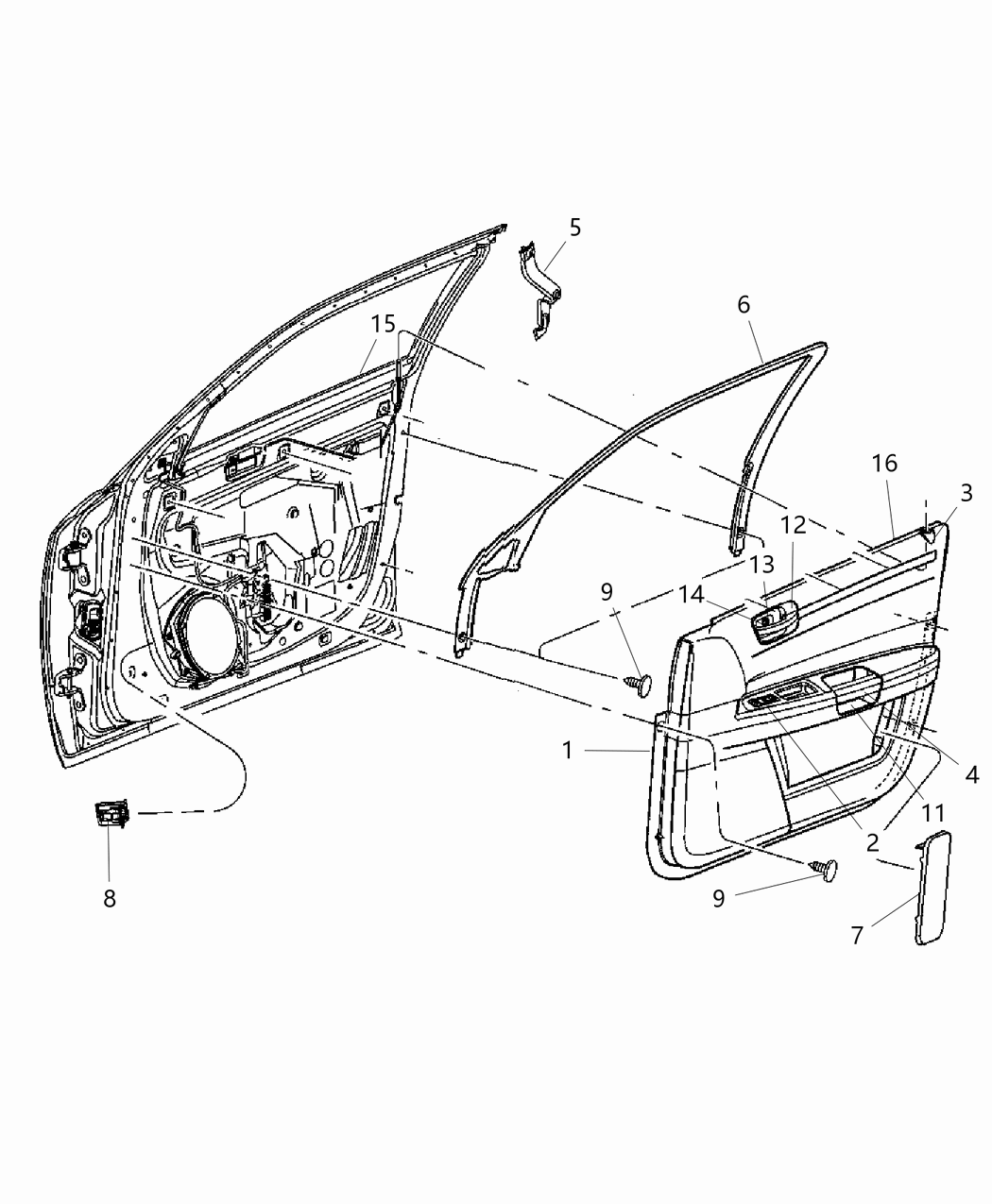 Panel Front Door Trim