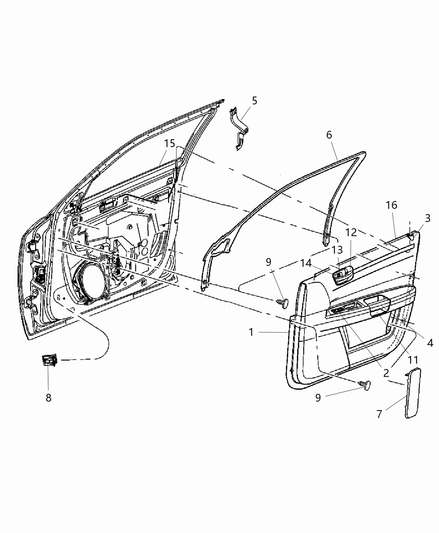 Panel Front Door Trim