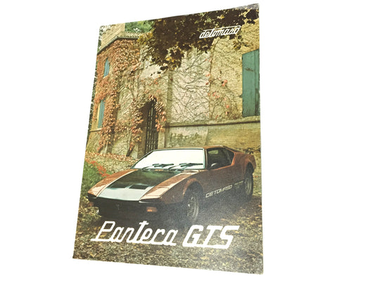 Used OEM 1980 De-Tomaso Pantera GTS Sales Brochure