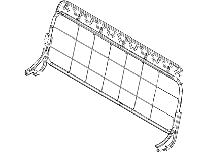 Frame And Spring - Rear Seat Back