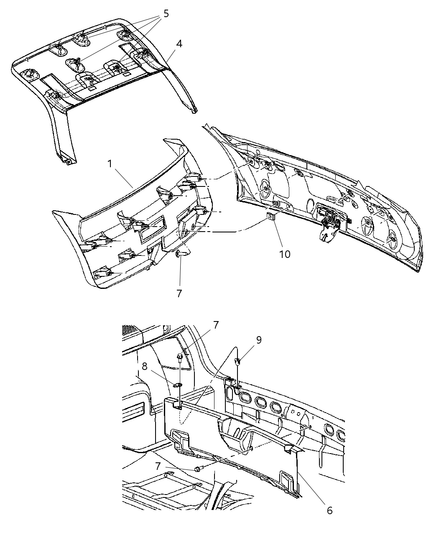 Kit Trim Scuff Plate Liftgate