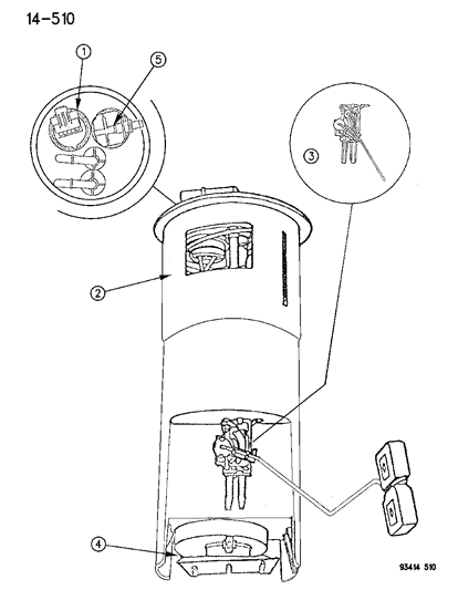Module Pkg, Fuel Pump And Level Unit