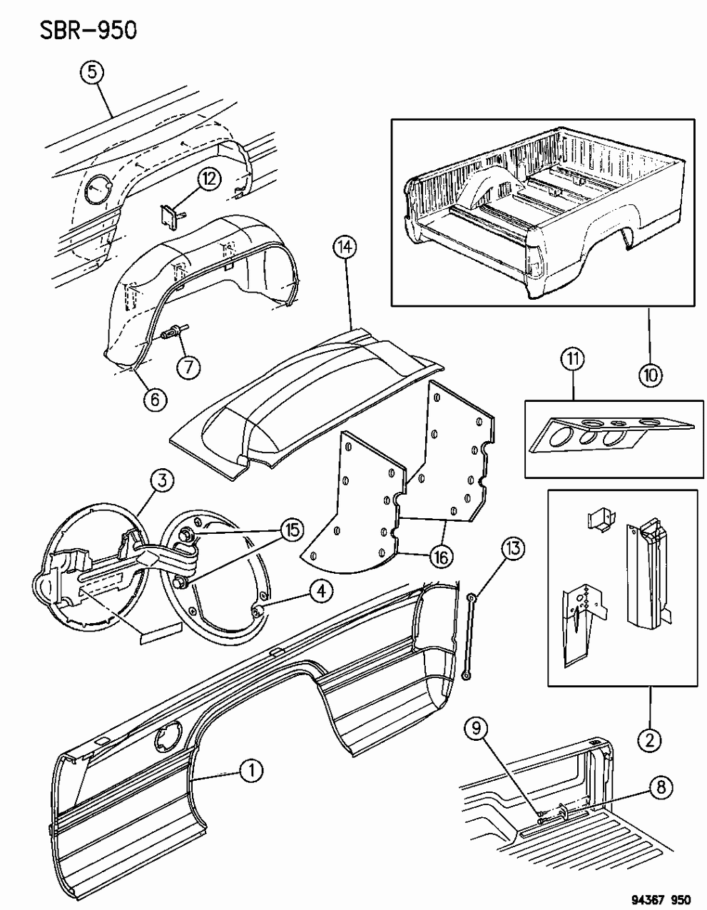 Bracket, Tail Lamp Mounting, Right