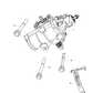 New 2013-2015 Fits Chrysler 3500, 4500, 5500 Bracket-Steering Gear - Part # 68145457AC