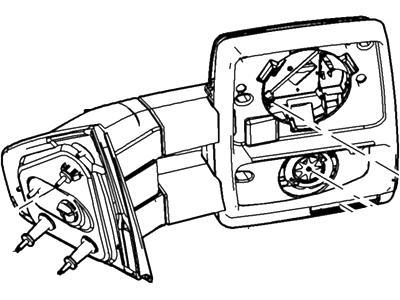 Mirror Assy - Rear View Outer