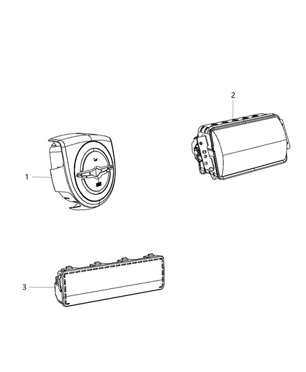 Kneeblocker Steering Column Opening Inflatable
