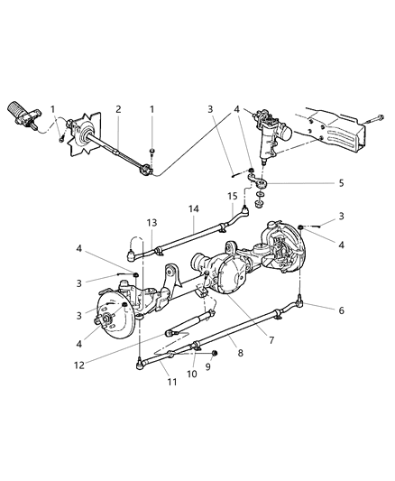 New 1999-2004 Fits Chrysler Grand Cherokee Tie Rod-Tie Rod - Part # 2AMTR870AA