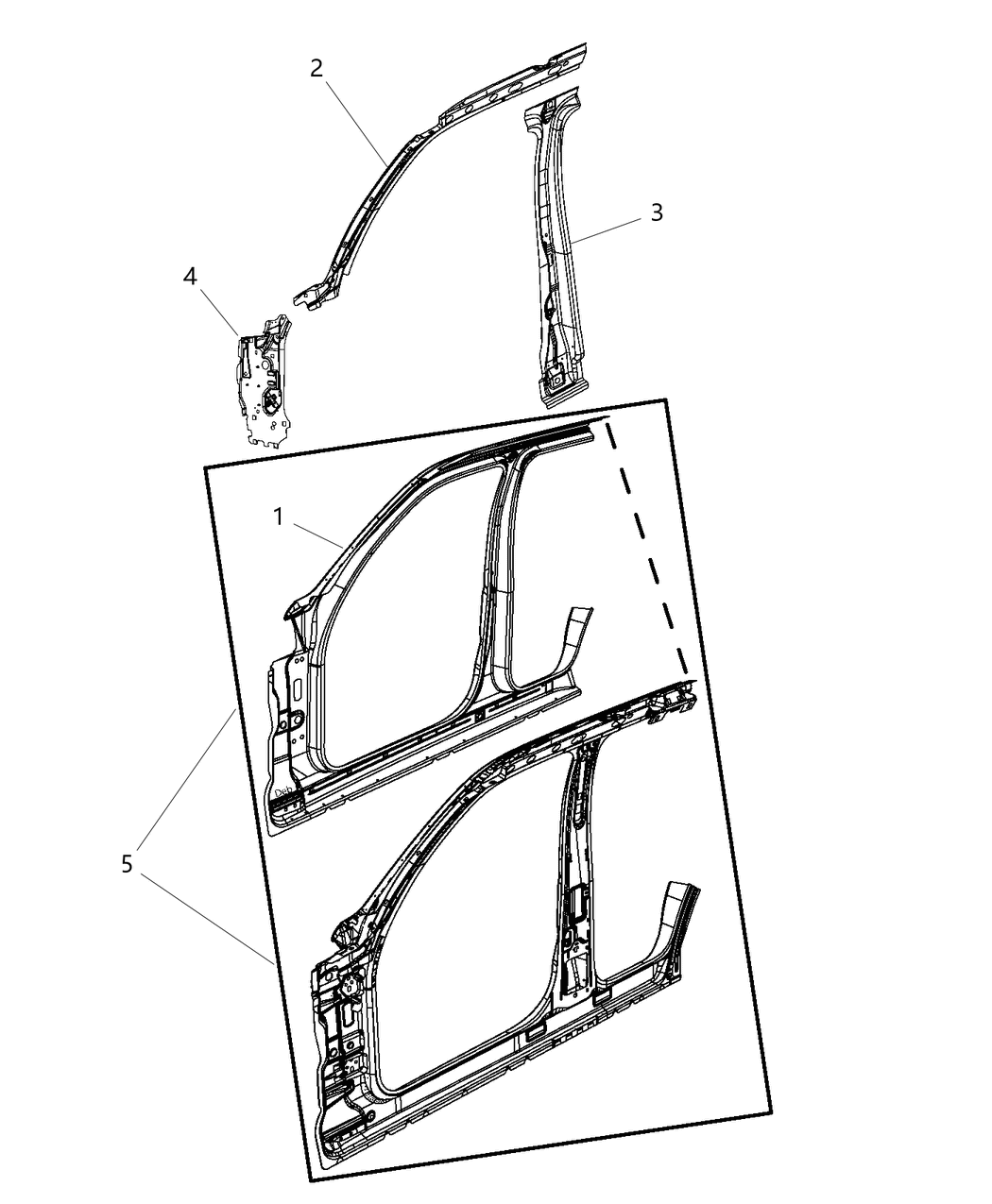 Panel Kit Body Side Aperture Front Complete Front Panel