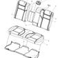 Foam Seat Back 40 % Side