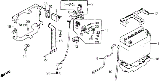 Cover, Starter Motor