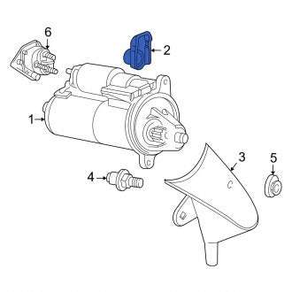 New OEM Genuine Mazda, Starter Solenoid Terminal Cover - Part # ZZP024765