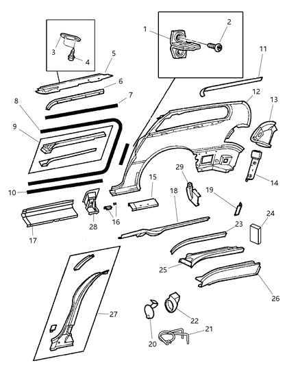 Panel B Pillar Inner