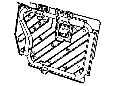 Frame Rear Seat Back 60%