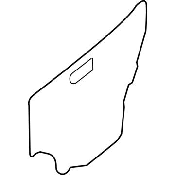 Deflector, Door Inner Panel