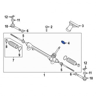 New OEM Genuine Mazda, Steering Gear Input Shaft Seal - Part # BDTS32632