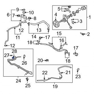 New OEM Genuine Mazda, Power Steering Cooler Insulator - Part # H38032425