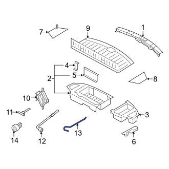 New OEM Genuine Mazda, Floor Jack Handle - Part # TD1137770