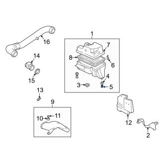 New OEM Genuine Mazda, Engine Air Intake Hose Spacer - Part # FE5113329