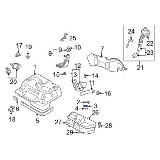 New OEM Genuine Mazda, Lower Fuel Tank Insulator - Part # NA0142772