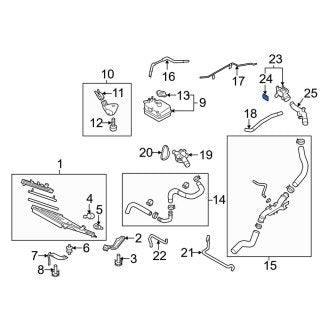 New OEM Genuine Mazda, Engine Coolant Outlet Gasket - Part # LFE215169