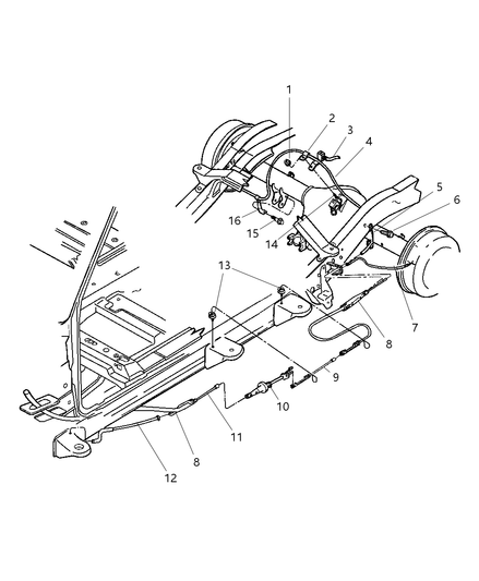 Cable Parking Brake