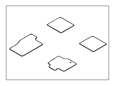 Kit - Contour Carpet Mat - Frt/Rear