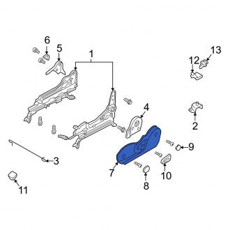 New OEM Genuine Mazda, Left Seat Trim Panel - Part # GA2A881H1A29