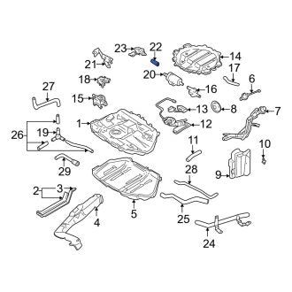 New OEM Genuine Mazda, Fuel Tank Vent Hose - Part # GD7A42571A