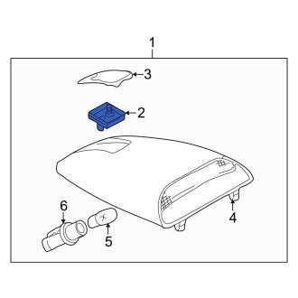 New OEM Genuine Mazda, Rear Center High Mount Stop Light Clip - Part # GJ4H5114YA