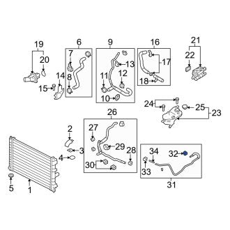 New OEM Genuine Mazda, HVAC Heater Hose Clamp - Part # L52115182A