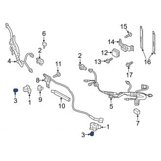 New OEM Genuine Mazda, Rear Outer Parking Aid Sensor Housing - Part # KD4767UC5A83