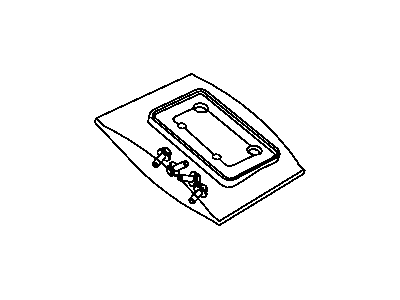 Kit License Plate Fastener