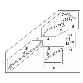 New OEM Genuine Mazda, Drive Motor Inverter Coolant Line Clamp - Part # MH0115695