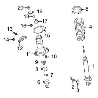 New OEM Genuine Mazda, Suspension Strut Bolt - Part # 9YA021085